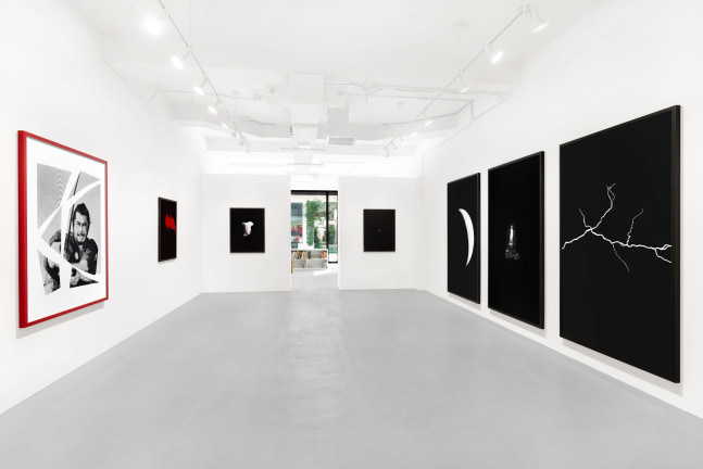 Installation view, Sarah Charlesworth, Ja’Tovia Gary, Christian Marclay, Paul Pfeiffer, The Politics of Desire, February 13 – March 14, 2021