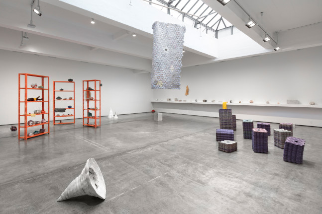 Installation view, Veronica Ryan, The Weather Inside, September 7 – October 19, 2019