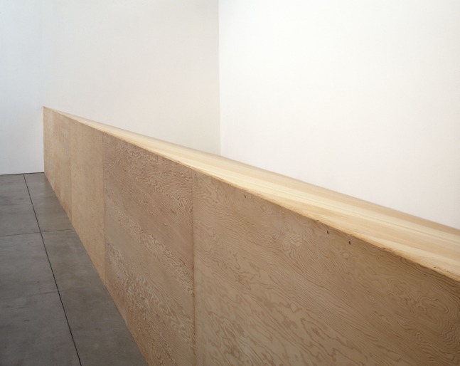 Installation view, Donald Judd, Paula Cooper Gallery, 534 W 21st Street, New York. March 31 - May 5, 2001.  © Judd Foundation / Artists Rights Society (ARS), New York. Photo: Tom Powel.