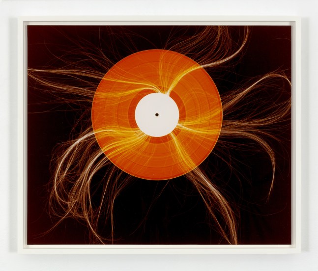 Christian Marclay Untitled, 2004 photogram on c-print paper, mounted on cintra board 19 3/4 x 23 3/4 in. (50.2 x 60.3 cm) frame: 21 1/2 x 25 1/2 x 1 5/8 in. (54.6 x 64.8 x 4.1 cm)