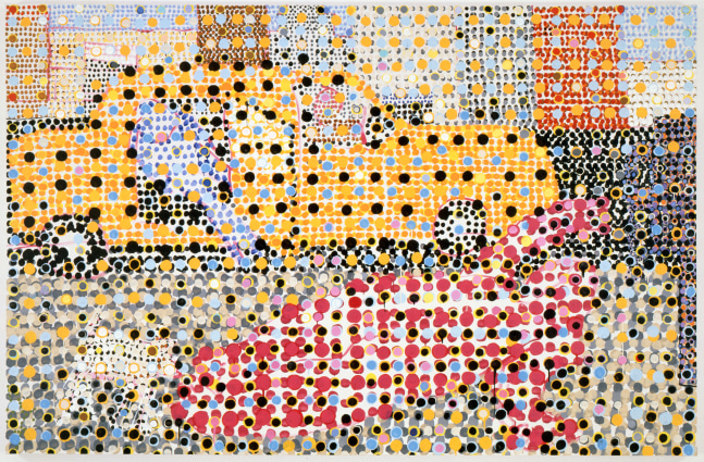 Jennifer Bartlett Tired, 2001-2002 oil on canvas 72 x 108 x 2 in. (182.9 x 274.3 cm)