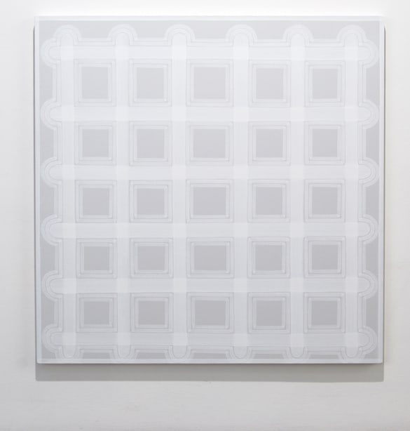 Dan Walsh "2nd Clinic" 2008 Acrylic on canvas 55 x 55 in.