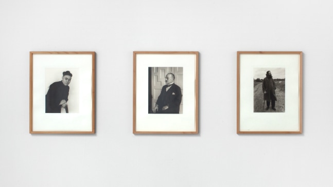 Installation view, Sherrie Levine / August Sander, February 16 – March 16, 2013