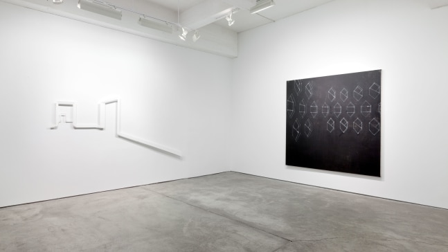 Installation view, Walid Raad and David Diao, September 22 – November 3, 2012