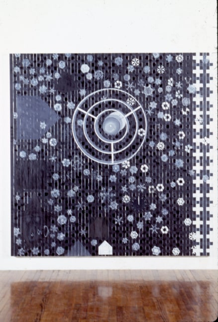 Jennifer Bartlett &quot;Midnight&quot; 1991-92 Oil on canvas 7' x 7'