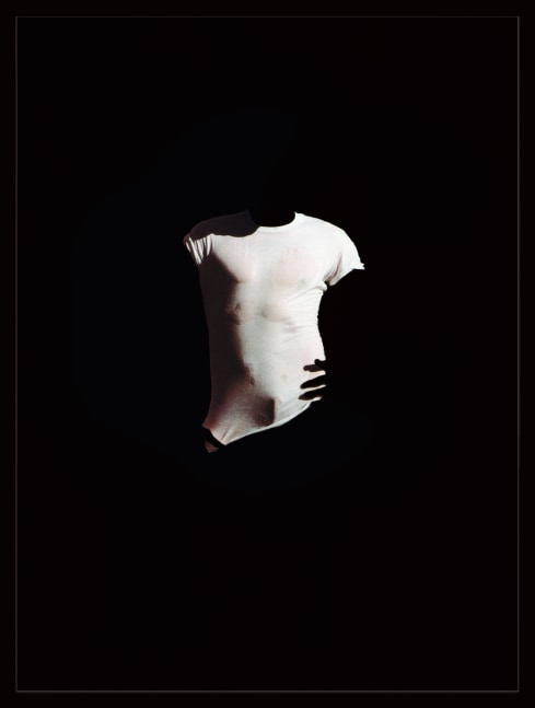 Sarah Charlesworth White T-Shirt, 1983 Cibachrome with lacquered wood frame 42 x 32 in. (81.3 x 106.7 cm), Edition of 3, 2 APs