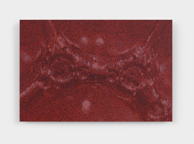 Tauba Auerbach
Foam, 2023
acrylic on dibond
16 x 24 x 1 in. (40.6 x 61 x 2.5 cm)
signed and dated verso: &amp;quot;Tauba Auerbach 2023&amp;quot;