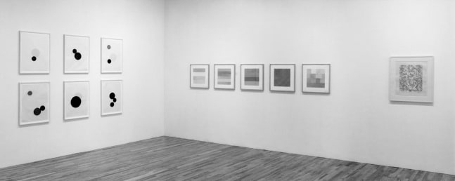 Installation view, Group Print Exhibition, Paula Cooper Gallery, 155 Wooster Street, New York, December 5 - 22, 1990. Photo: D. James Dee.