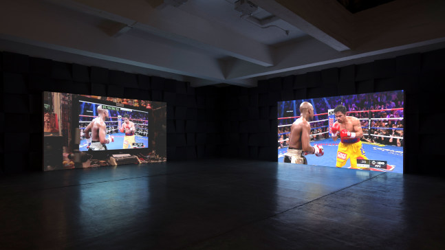 Installation view, Paul Pfeiffer, October 13 – December 17, 2016