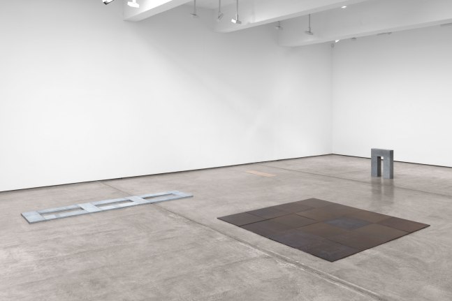 Installation view, Carl Andre, Paula Cooper Gallery, 521 W 21st Street