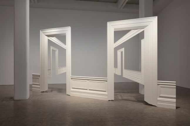 Installation view, Sam Durant, Liz Glynn, Walid Raad, Kelley Walker, Meg Webster, Non-Vicious Circle, July 8 – August 16, 2019