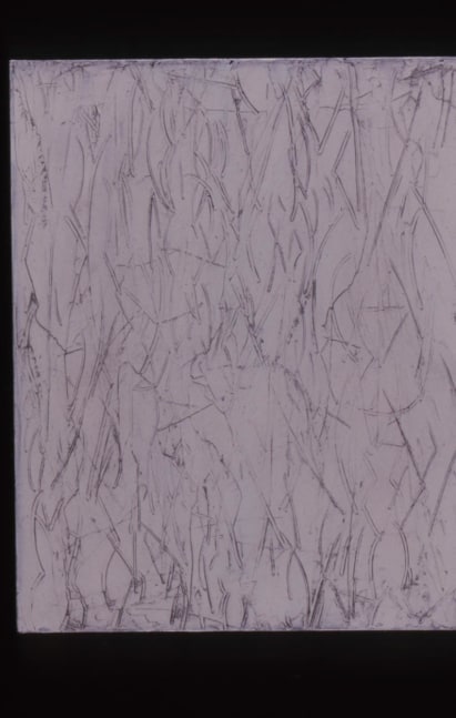 Julien Lethbridge &quot;Endless Column&quot; 1989 Oil on linen 32&quot; x 26&quot;