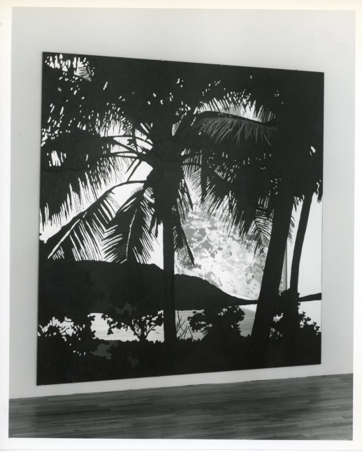 Jennifer Bartlett &quot;To the Island&quot; 1982 Oil on mirror 83&quot; x 80&quot;