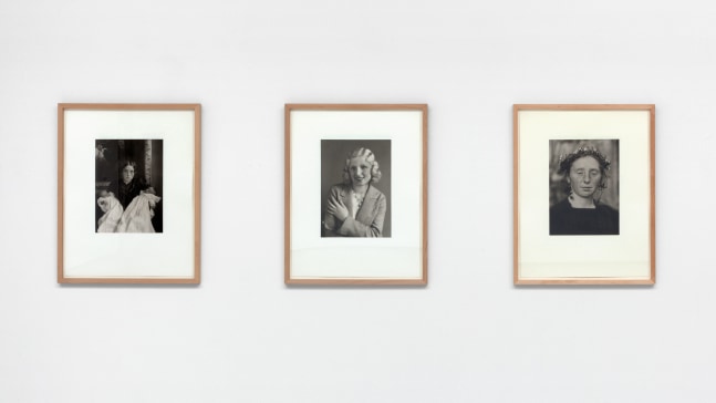 Installation view, Sherrie Levine / August Sander, February 16 – March 16, 2013
