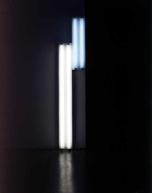 Dan Flavin "Untitled" 1995 Two 4 foot warm white and two 2 foot daylight fluorescent lights with fixtures Overall: 60 1/4 x 12 in.