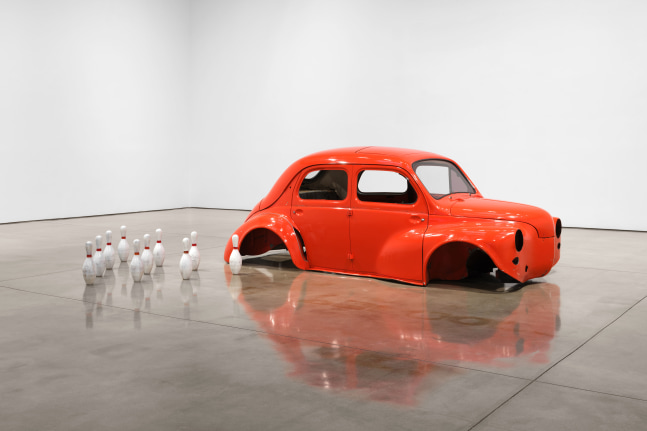 Installation view, Robert Grosvenor, Paula Cooper Gallery, January 6 – 28, 2023. Photo: Steven Probert.