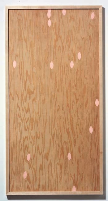 Sherrie Levine "Pink Knot: 1" 2003 Acrylic paint on plywood 96 x 48 in.