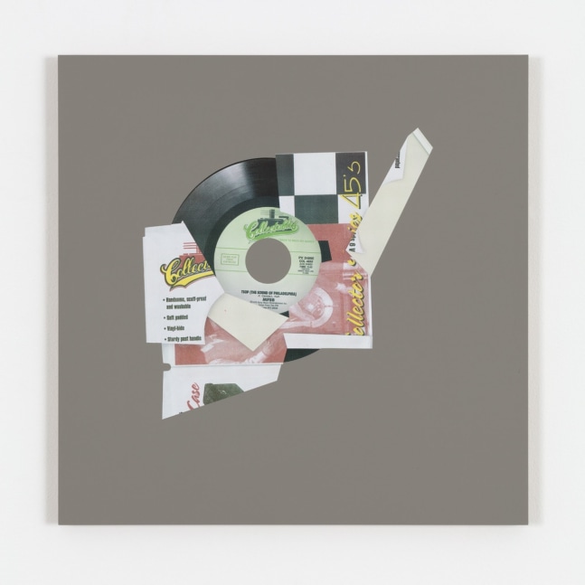 Kelley Walker, Pioneer PL-518 7 Inch Series TSOP (The Sound of Philadelphia), 2016, Pantone four-color process silkscreen with acrylic ink on MDF