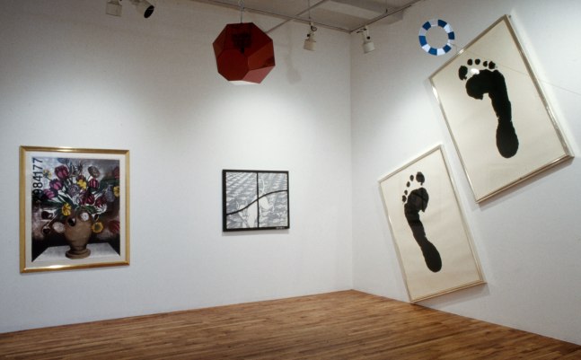Installation view, Recent Prints Published by Gemini G.E.L, Paula Cooper Gallery, 155 Wooster Street, New York, September 4 - 27, 1986. © Jonathan Borofsky. Courtesy Paula Cooper Gallery, New York. Photo: D. James Dee.