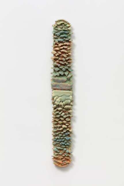 Lynda Benglis Indian Summer, 1967/82 encaustic on masonite 36 x 5 x 2 in. (91.4 x 12.7 x 5.1 cm)