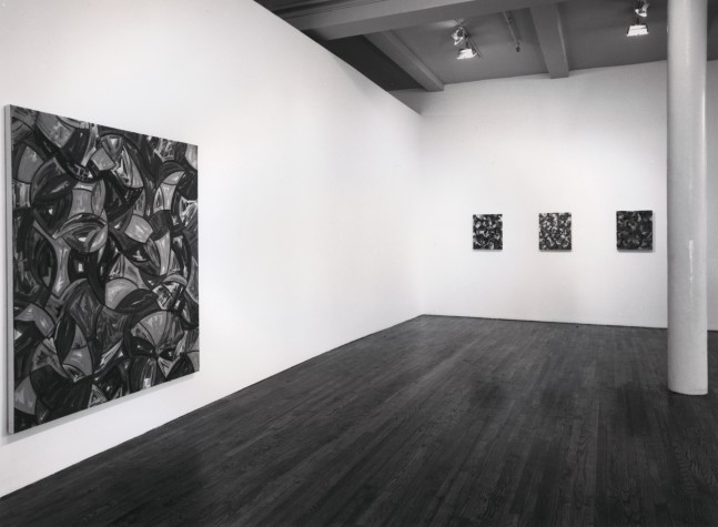 Installation view, Recent Paintings, Paula Cooper Gallery, 155 Wooster Street, New York, October 27 - November 25, 1995. © Julian Lethbridge. Courtesy Paula Cooper Gallery, New York. Photo: Adam Reich.