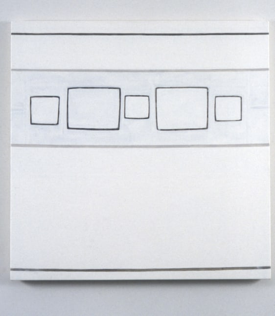 Dan Walsh "Requisite" 1998 Acrylic on canvas 36" x 36"
