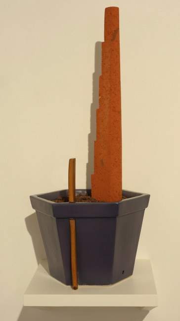 &amp;nbsp;

SUKHDEV RATHOD&amp;nbsp;

A Dialogue with Nature &amp;ndash;&amp;nbsp; 6, 2020

Stoneware ceramic, earthenware, and soil

24.6 x 11.2 x 9.8 in / 62.5 x 27 x 25 cm