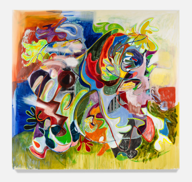 Gut Reaction, 2024, 78 x 84 inches (198 x 213.3 cm), oil on canvas