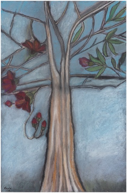 VINNIE GILL

Silk Cotton tree in Humayun&amp;rsquo;s Tomb, New Delhi, 2019

Pastels and watercolour on rough paper&amp;nbsp;

17.5 x 12.5 in / 44.6 x 32 cm (framed)