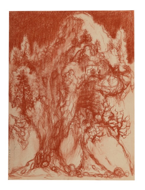 Untitled, 2020
(Drawing 31)
Sanguine on paper
11 x 8.2 inches / 28 x 21 cm
18.7 x 15.7 inches / 47.5 x 40 cm (framed dimensions)