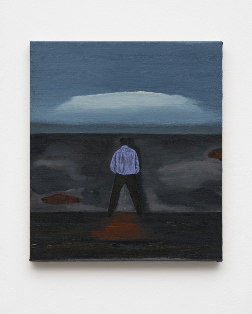Peeing on the wall, 2024
Acrylic on linen stretched on wood
15.3 x 13.3 inches / 38.8 x 33.7 cm