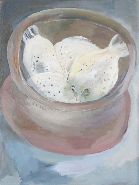 Meenchatti V, 2013, oil on canvas, 40.6 x 30.4 cm / 16 x 12 inches