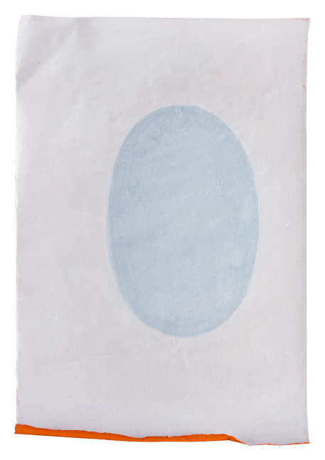 Painting 2, 2025
Acrylic, gesso on handmade paper
12.4 x 8.2 inches / 31.5 x 21 cm
23.6 x 23.6 inches / 60 x 60 cm (framed dimensions)