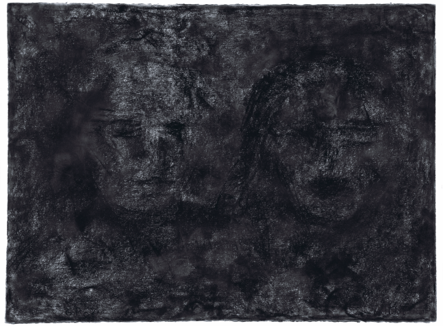 Gieve Patel
Two Figures, 2006
Charcoal and white chalk on paper
22 x 29.9 inches / 56 x 76 cm 
