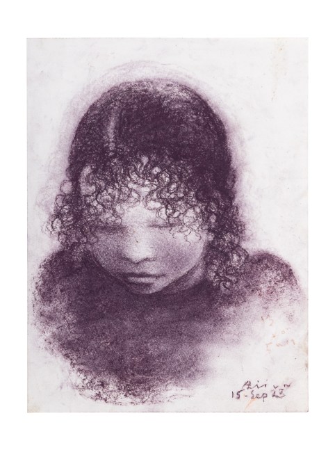 Portrait I, 2023
Soft pastel on paper
11 x 8.2 inches / 28 x 21 cm
19.6 x 15 inches / 50 x 38 cm (framed dimensions)
