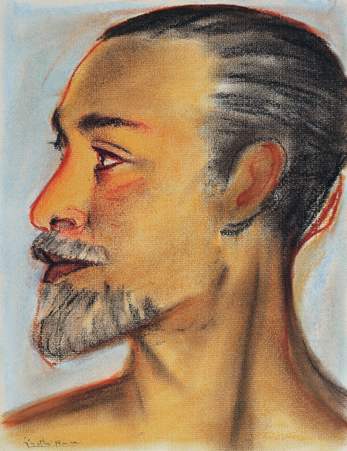 Self Portrait,&amp;nbsp;2005

Dry pastels on paper