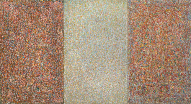 Breath 27, 2025
Casein&amp;ndash;based pigment on rice paper pasted on canvas
28 x 51 inches / 71.2 x 130 cm (triptych)