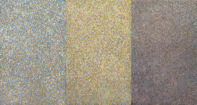 Breath 25, 2025
Casein&amp;ndash;based pigment on rice paper pasted on waterproof plywood
32 x 60 inches / 81.2 x 152 cm (triptych)