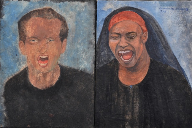 Scream, diptych

2015

Watercolour on rice paper pasted on canvas

8 x 12 in / 20.3 x 30.4 cm