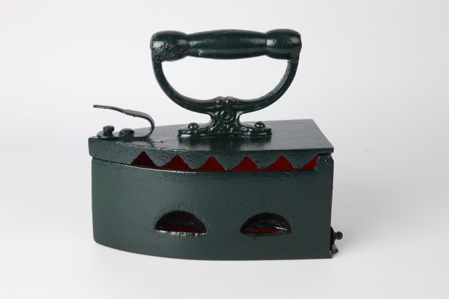 C.K. RAJAN  Restless Iron Box, 2010  Wood and iron