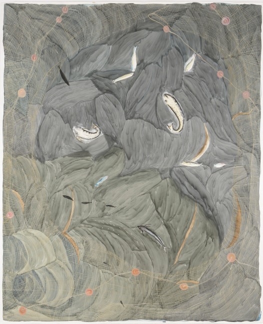 SOSA JOSEPH  Limits Of Understanding I, 2009  Watercolor on paper  71.2 x 58.2 in / 181 x 148 cm