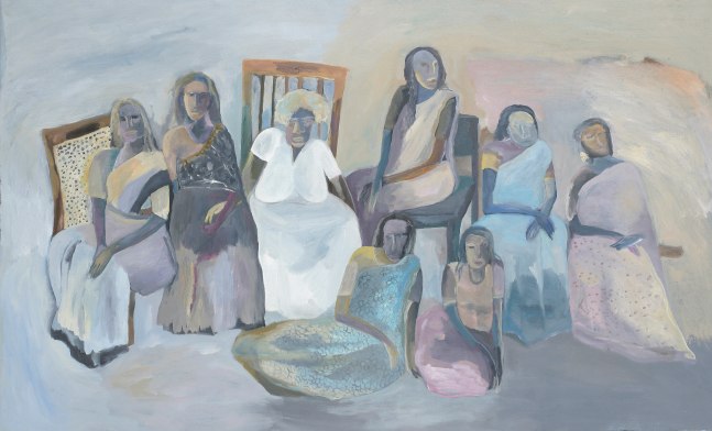 SOSA JOSEPH  Family Figures, 2013  Oil on canvas