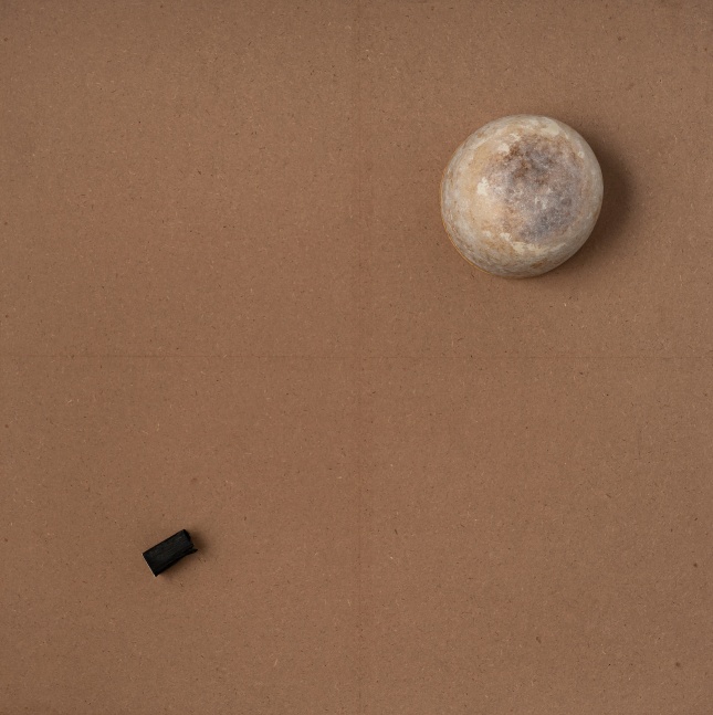 PS17, 2019
Top right Untitled (मोन): Ceramic (glazed stoneware) | 3.75 x 5 x 5 inches /
9.5 x 12.7 x 12.7 cm
Bottom left: Wood, plastic, acrylic | 0.75 x 1.5 x 0.75 / 1.9 x 3.8 x 1.9 cm