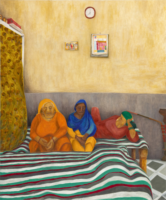 Sorkhi, Hisar District, Haryana, 2025
Oil on canvas
72 x 60 inches / 182.8 x 152.4 cm