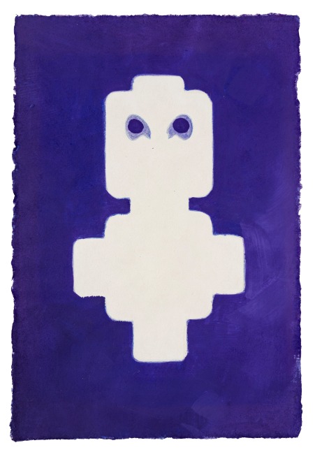 Painting 1, 2025
Acrylic, gesso on Japanese paper
9.4 x 6.4 inches / 24 x 16.5 cm
23.6 x 23.6 inches / 60 x 60 cm (framed dimensions)
