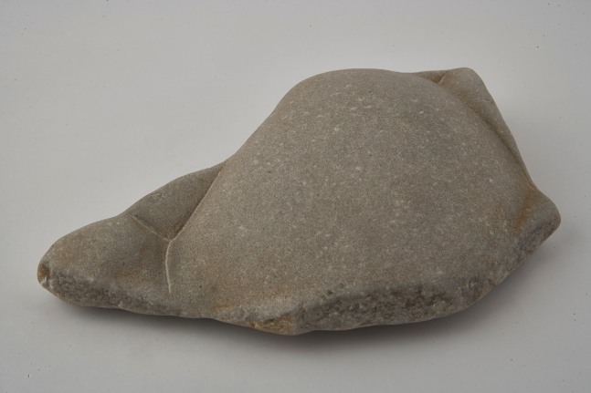 Untitled murti, 2013, Incised stone, 13 x 23 x 6 cm / 5.1 x 9 x 2.3 in