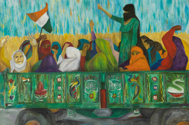 Tikri Border, Delhi-Haryana

2021

Oil on canvas

48 x 72 in / 121.9 x 182.8 cm