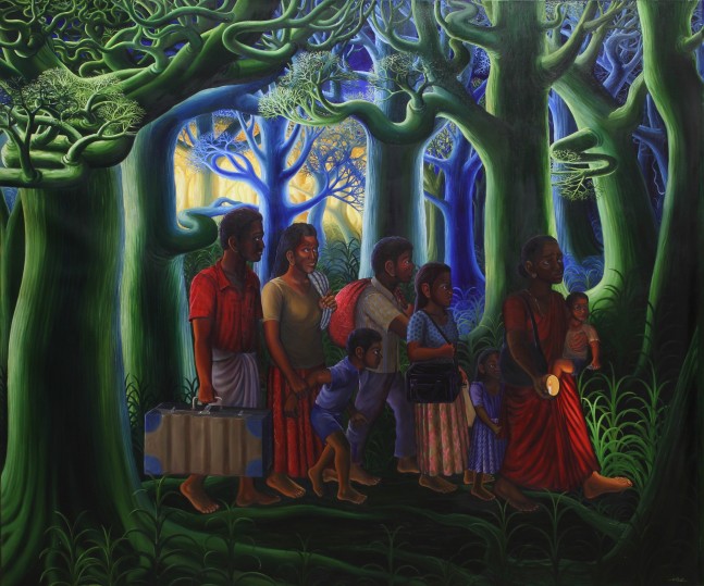 RATHEESH T.  Memory, 2010  Oil on canvas