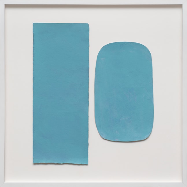 M1, 2025
Acrylic, gesso on handmade paper
23.6 x 23.6 inches / 60 x 60 cm (framed dimensions)