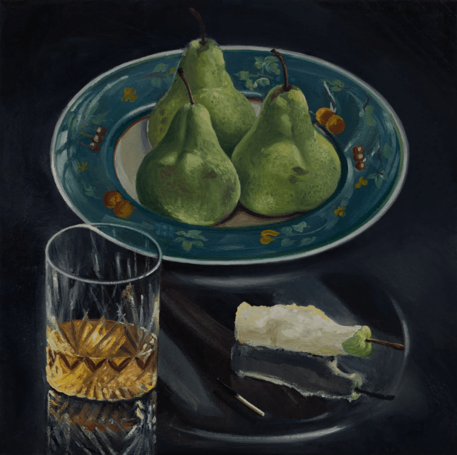 Ratheesh T., Mumbai Weekend &amp;ndash; 2, 2022, Oil on canvas, 18 x 18 in / 45.7 x 45.7 cm